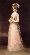 Francisco Goya Full-length Portrait of the Countess of Chinchon oil painting on canvas